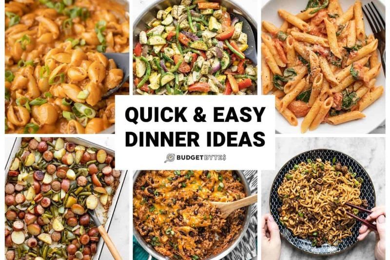 15 Quick and Easy Dinner Recipes for Busy People