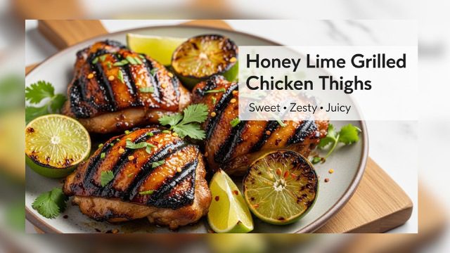 Honey Lime Grilled Chicken Thighs | Juicy & Zesty 20-Minute Recipe