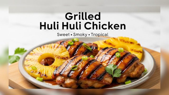 Grilled Huli Huli Chicken with Pineapple | Hawaiian BBQ Recipe
