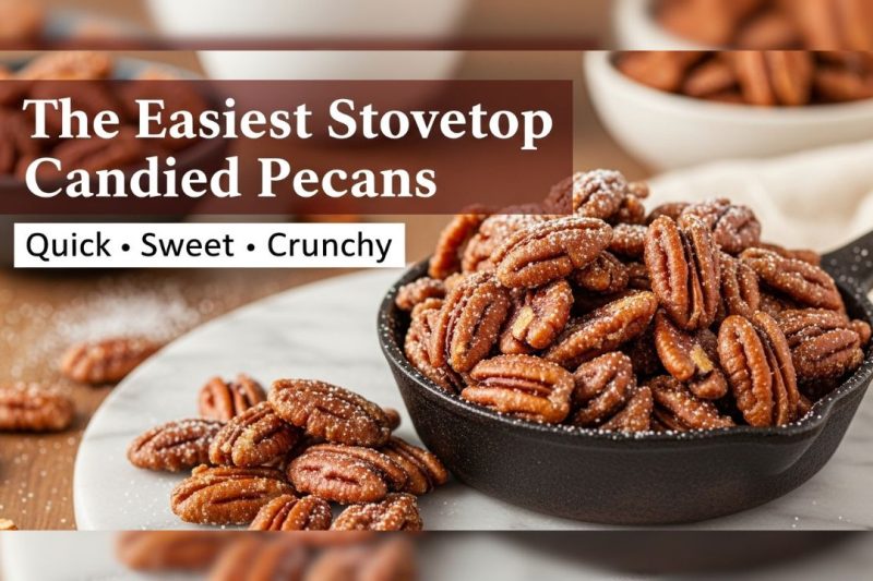 The Easiest Stovetop Candied Pecans | 5-Minute Recipe