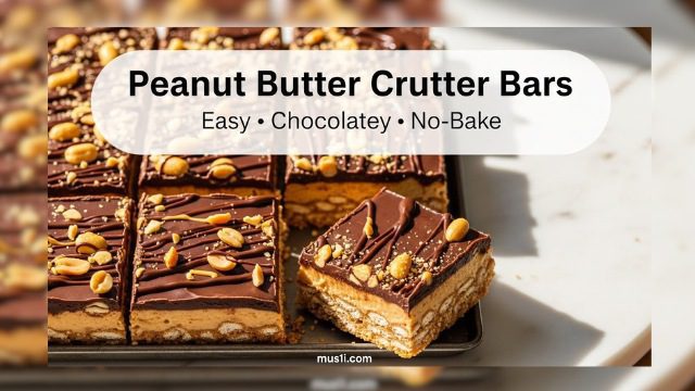 Easy Chocolate Peanut Butter Crunch Bars