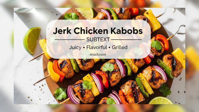 Grilled Jerk Chicken Kabobs (Spicy, Juicy & Flavor-Packed)