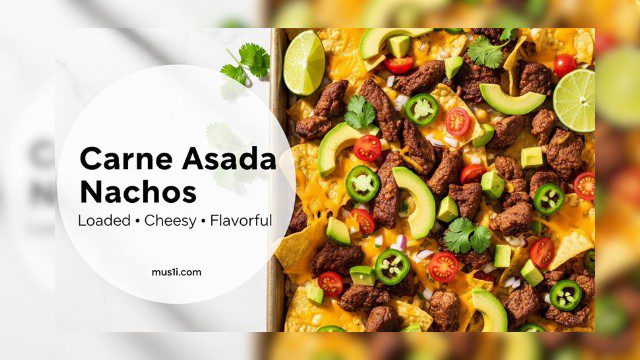 Loaded Carne Asada Sheet Pan Nachos