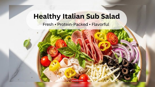 Healthy Italian Sub Salad Recipe | Low-Carb & Flavor-Packed