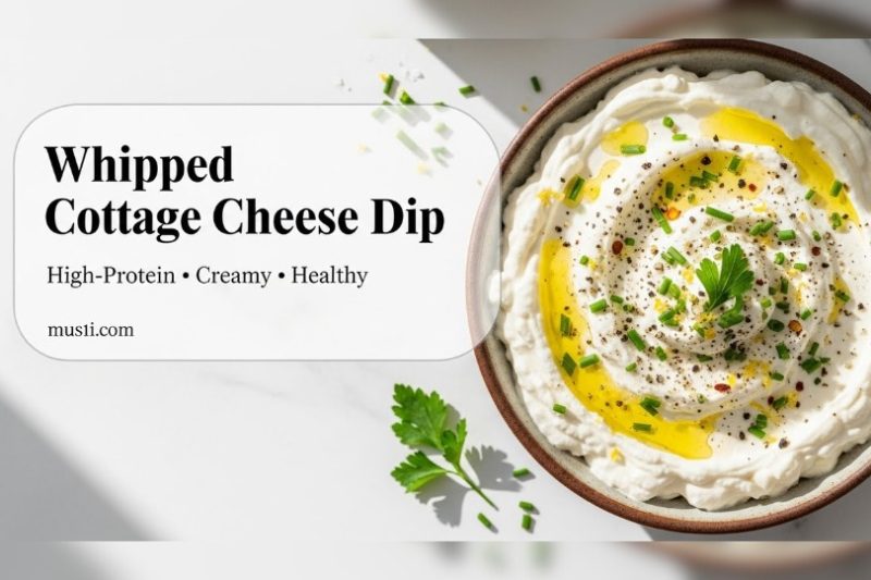 Whipped Cottage Cheese Dip – Creamy, High-Protein & Healthy
