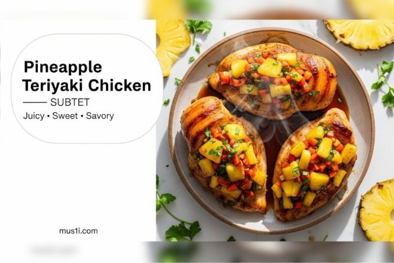 Pineapple Stuffed Teriyaki Chicken – Sweet & Savory