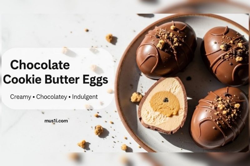 Chocolate Covered Cookie Butter Eggs