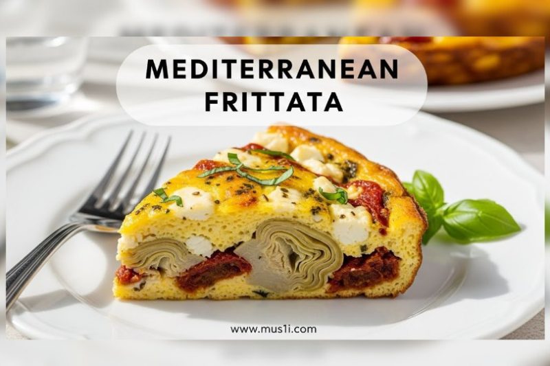 Sun Dried Tomato Artichoke Feta Frittata Recipe