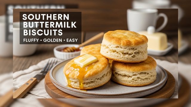 Authentic Southern Buttermilk Biscuits | Tall, Fluffy & Golden