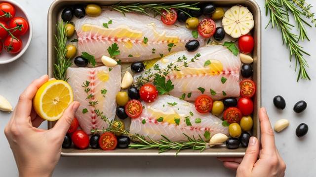 Easy Mediterranean Baked Fish - Mediterranean Diet Recipe 2 Red and Yellow Modern Shocking Moments YouTube Thumbnail 10