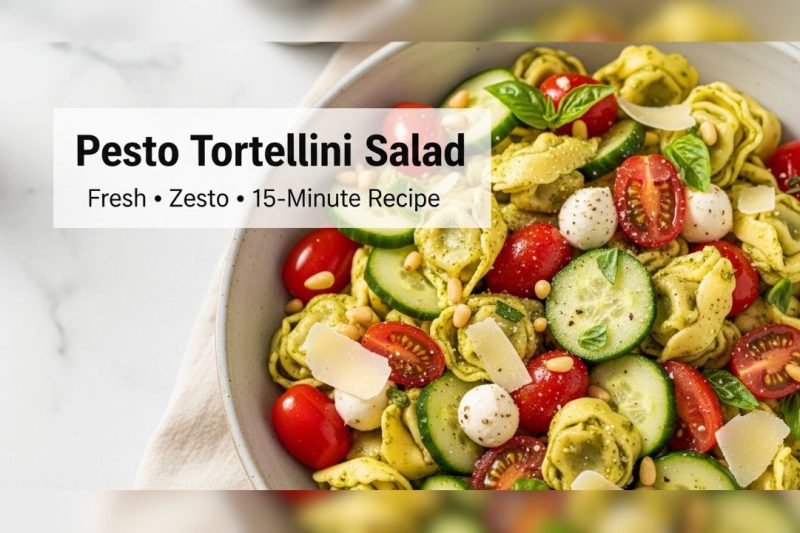 Pesto Tortellini Pasta Salad – Fresh, Fast & Easy