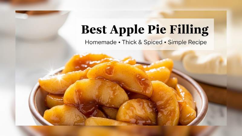 Homemade Apple Pie Filling Recipe (Spiced & Thick)