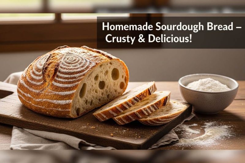 Homemade Sourdough Bread Recipe – Crusty, Tangy & Perfect