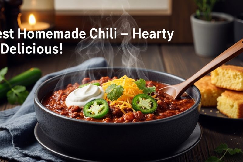 Best Homemade Chili Recipe – Hearty, Thick & Flavorful