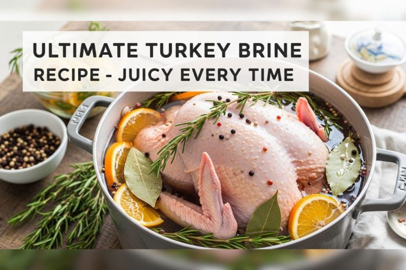 The Best Turkey Brine Recipe (Juicy, Flavorful & Foolproof Guide)