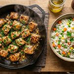 Ultimate Honey Garlic Chicken with Steamed Rice