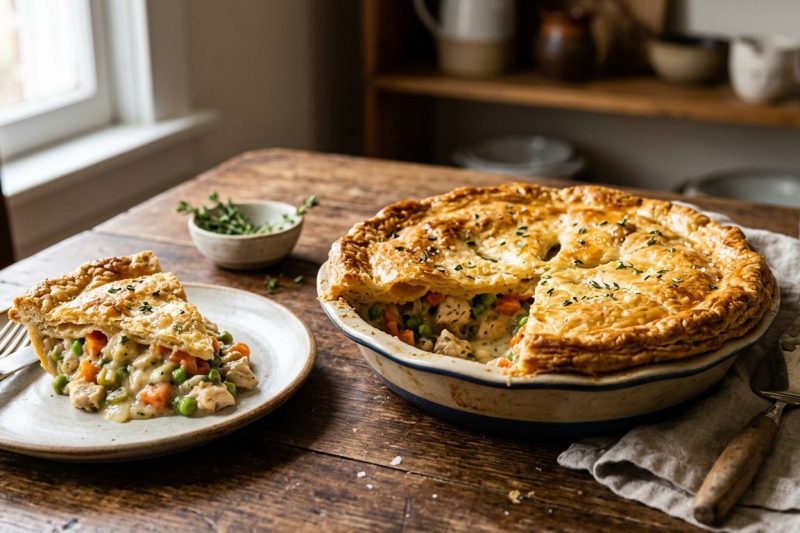Chicken Pot Pie Recipe – Creamy, Cozy & Easy Homemade Comfort Food