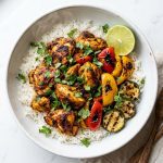 Roasted Chicken with Garlic Butter Veggies & Crispy Potatoes
