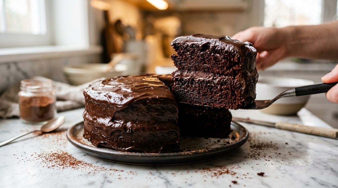 Master the ultimate yummy cake with our moist chocolate cake recipe. Simple steps, rich cocoa flavor, and expert tips for a restaurant-quality homemade dessert.