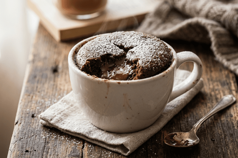 3 Ingredient Nutella Mug Cake – Ready in 2 Minutes, No Oven Needed