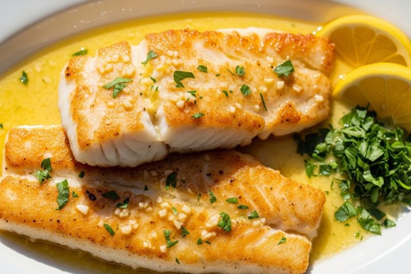 Buttered Cod Fish Recipe – Easy Lemon Garlic Butter Cod