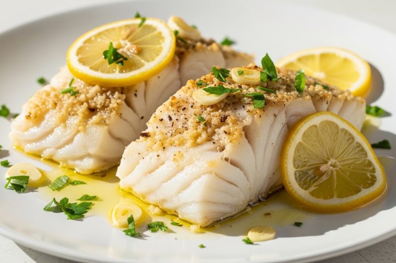 Baked Cod Recipe with Lemon and Garlic – Light, Flaky & Easy Dinner
