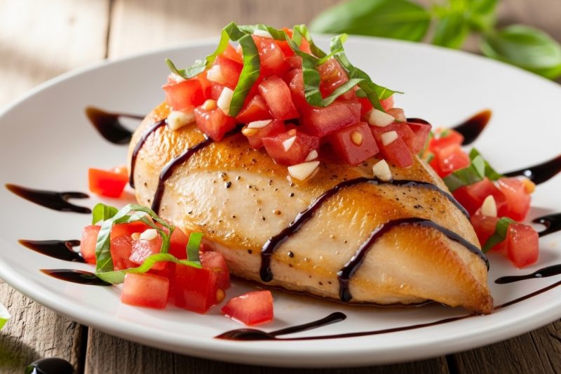 Easy Bruschetta Chicken (Grilled, Baked, or Stove Top Recipe)
