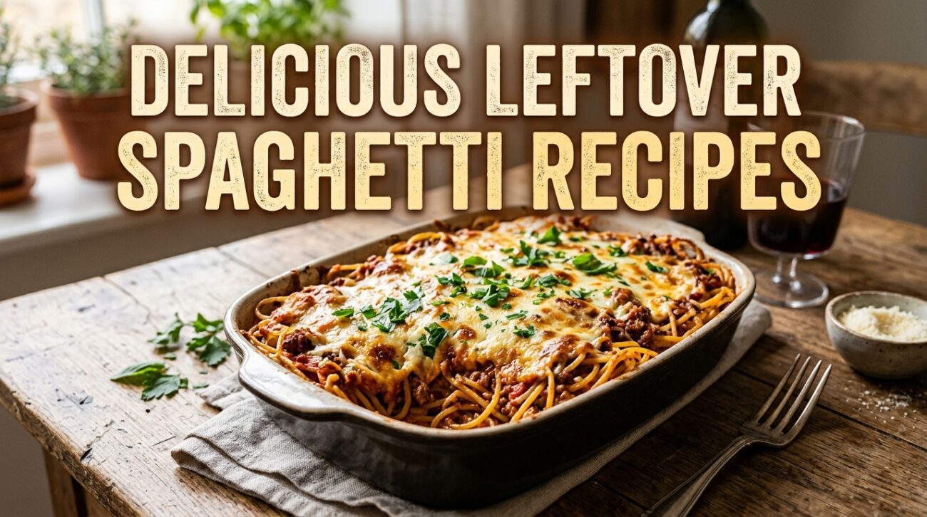 Explore mouthwatering leftover spaghetti recipes that will make your meals exciting and delicious. Perfect for any pasta lover!