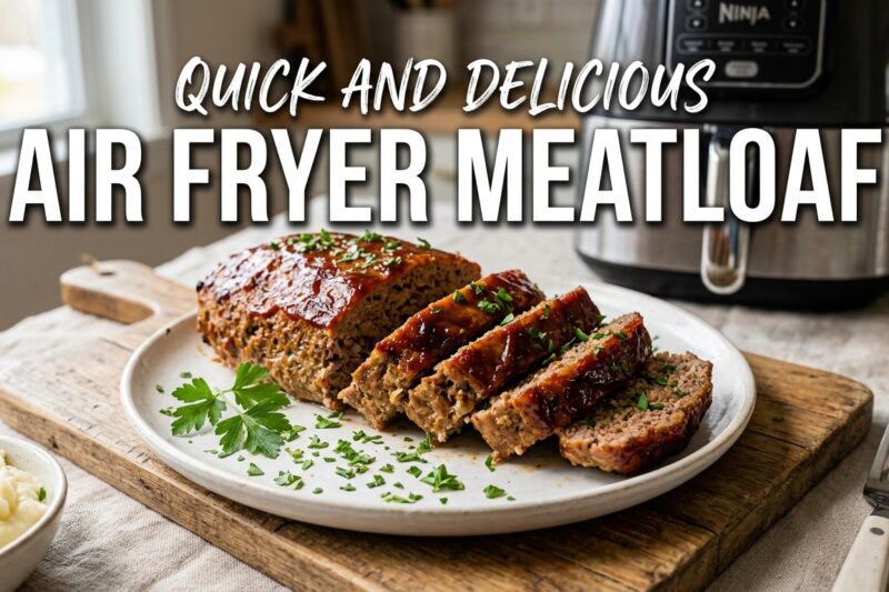Easy Air Fryer Meatloaf Recipe
