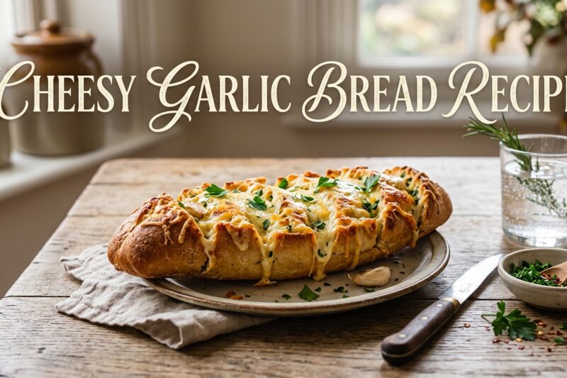 Irresistibly Cheesy Garlic Bread Recipe to Savor