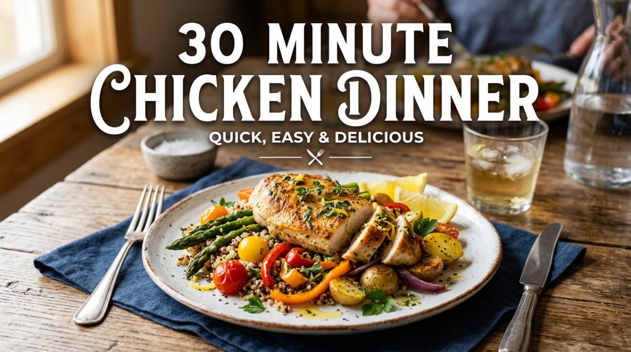 Explore quick and easy 30 minute chicken dinner recipes that are perfect for busy weeknights.