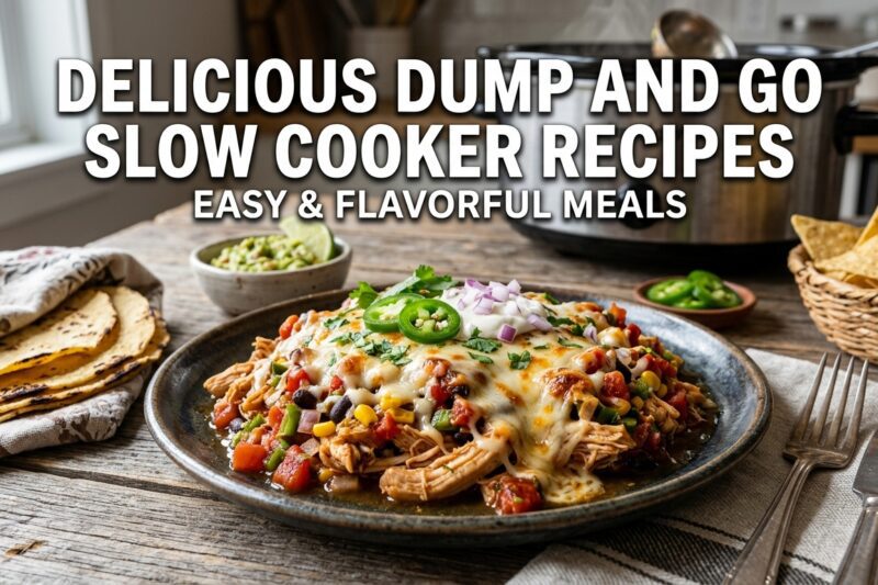Delicious Dump and Go Slow Cooker Recipes for Busy Days