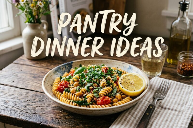 Delicious Pantry Dinner Ideas with No Grocery Store Needed