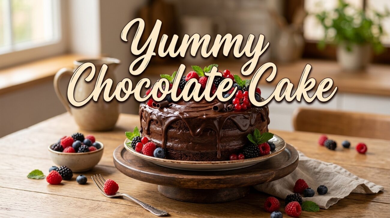 Chocolate Cake With — Blogging / Content Recipe