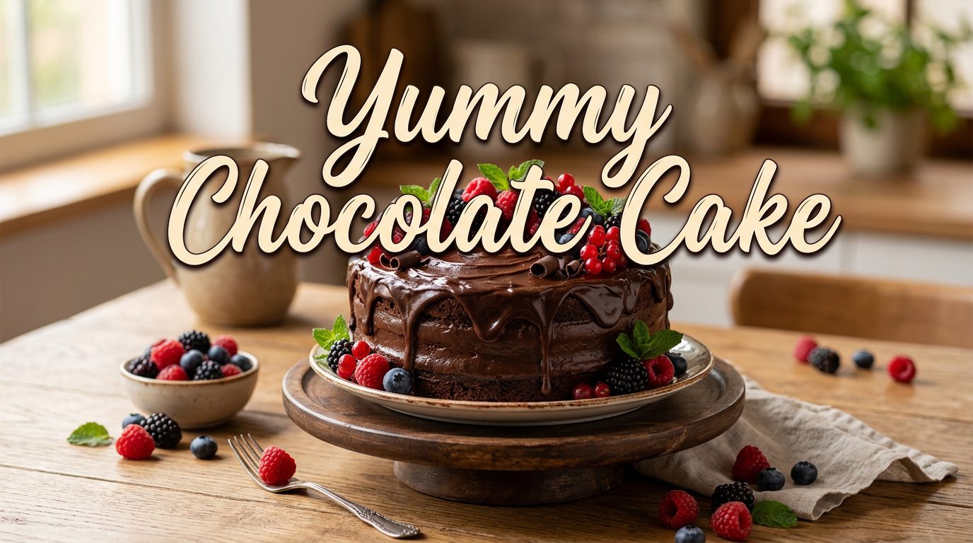Chocolate Cake With — Blogging / Content Recipe