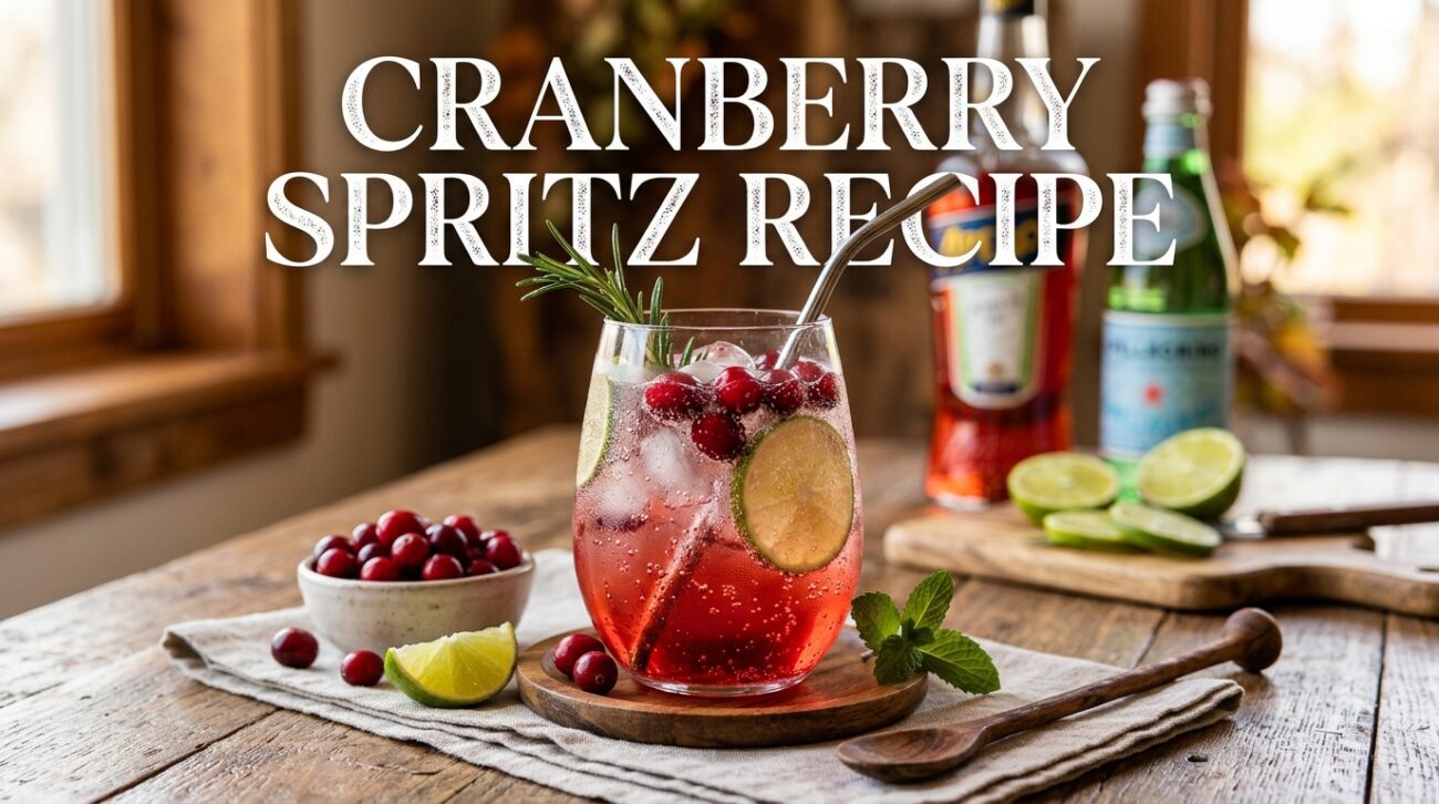 Discover the perfect cranberry spritz recipe for festive gatherings. Refreshing, vibrant, and easy to make!