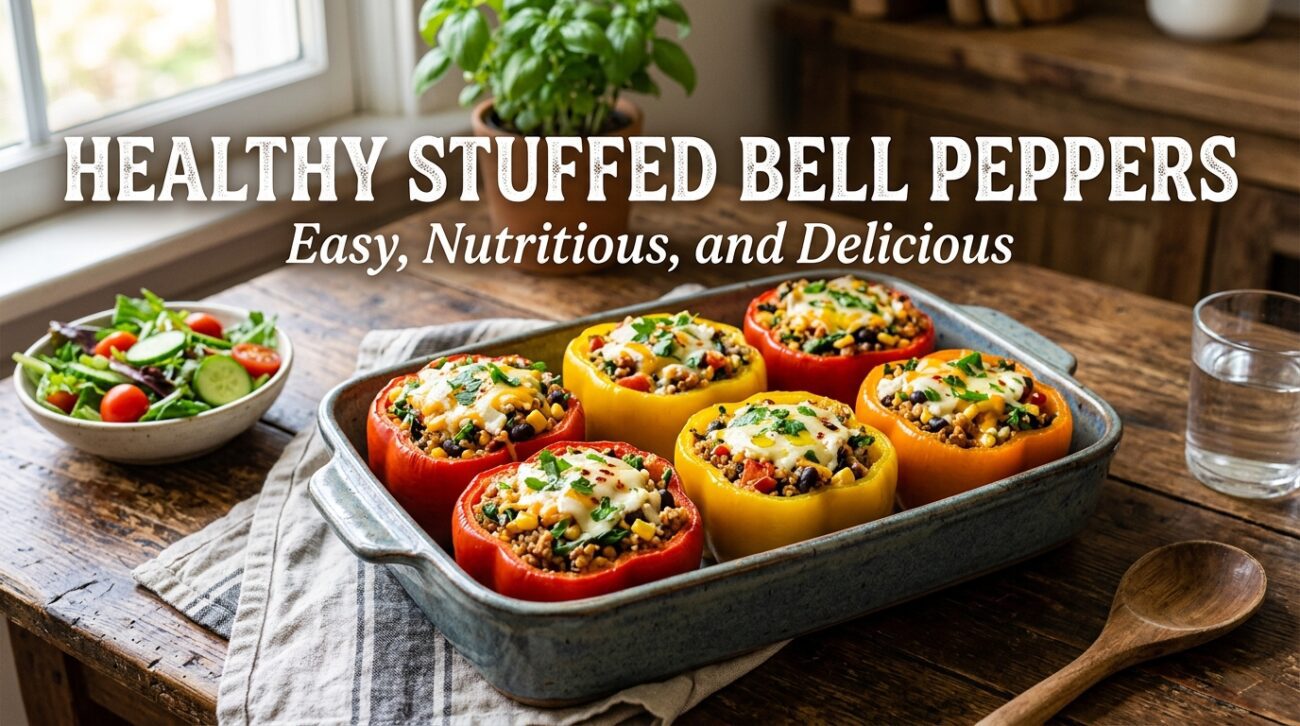 Discover delicious stuffed bell pepper recipes healthy for every meal. Nutritious and tasty, these recipes are perfect for any diet.