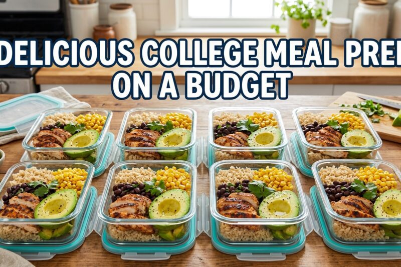 Budget College Meal Prep Recipes