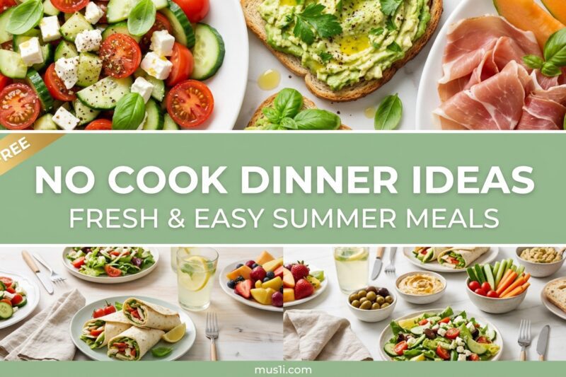 Delicious No Cook Dinner Ideas for Summer
