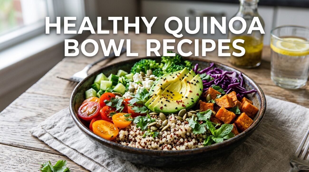 Discover nourishing quinoa bowl recipes healthy for a vibrant lifestyle. Easy, delicious, and packed with nutrients!