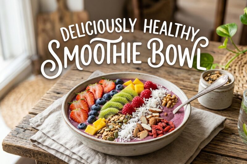 Deliciously Healthy Smoothie Bowl Recipe to Energize You