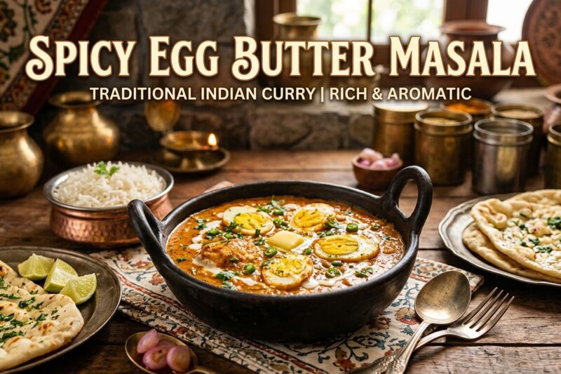 Delicious Spicy Egg Butter Masala Recipe You Must Try