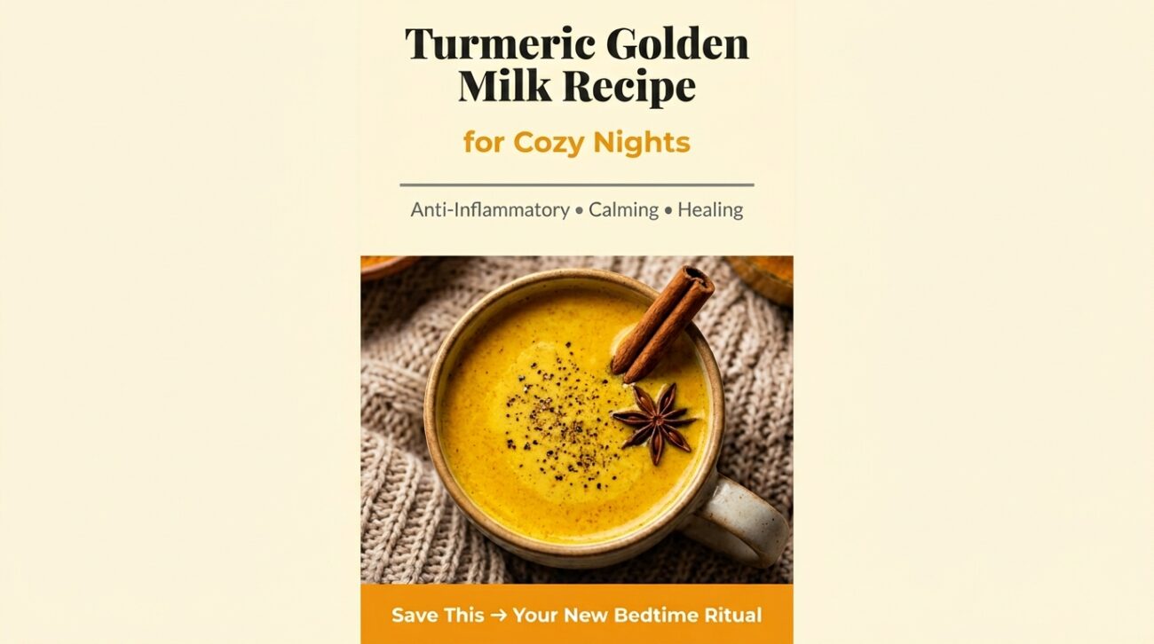Discover a soothing turmeric golden milk recipe that warms your soul and enhances wellness. Perfect for cozy evenings!