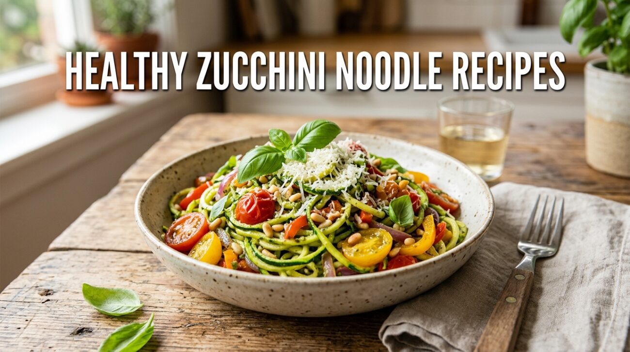 Explore delicious and healthy zucchini noodle recipes that are easy to make and perfect for any meal. Discover your new favorite dish today!