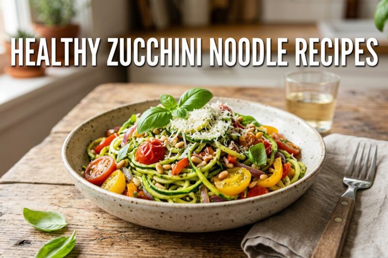 Healthy Zucchini Noodle Recipes for a Wholesome Meal