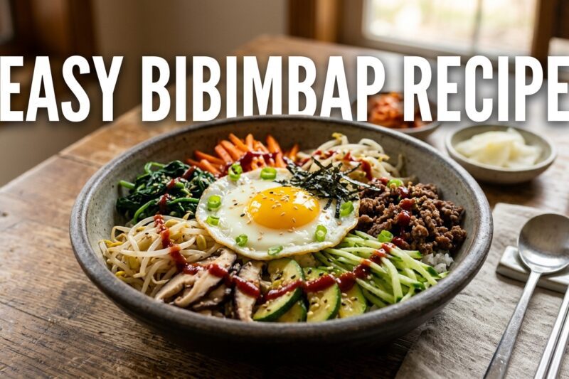 Easy Bibimbap Recipe: A Flavorful Korean Delight