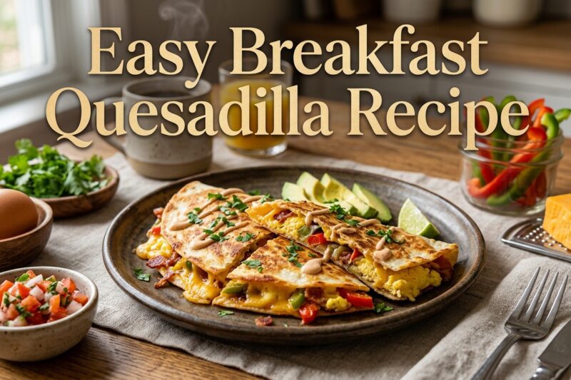 Easy Breakfast Quesadilla Recipe for a Perfect Morning