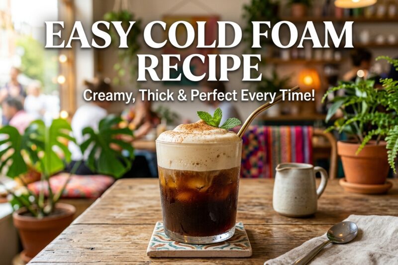 Easy Cold Foam Recipe to Elevate Your Coffee Experience