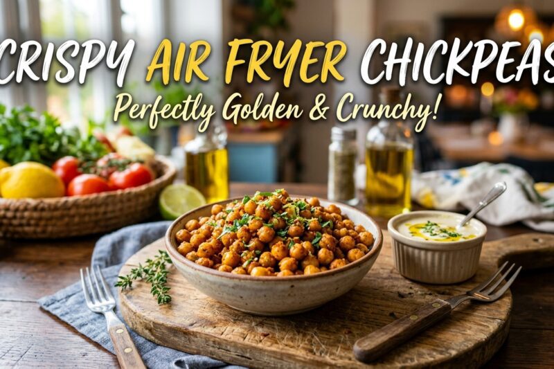 Crispy Air Fryer Chickpeas: A Healthy Snack Recipe