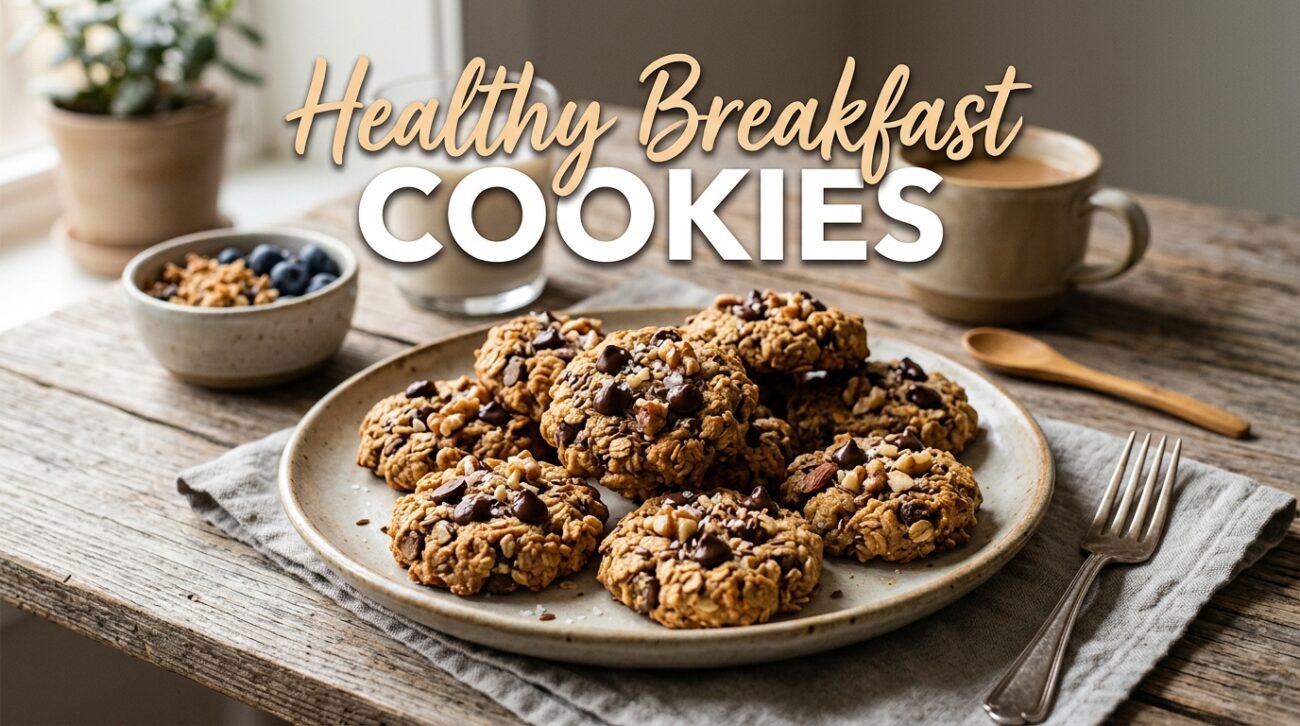 Try this healthy breakfast cookies recipe that’s nutritious and delicious! Perfect for on-the-go mornings.